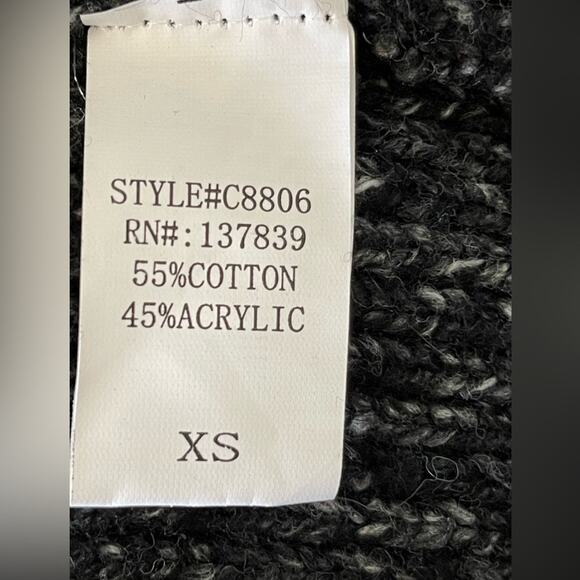 New ~ DREAMERS  ~ Heather Knit Duster Cardigan Size XS - Picture 5 of 6